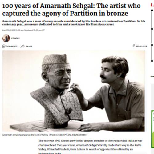 100 years of Amarnath Sehgal: The artist who captured the agony of Partition in bronze