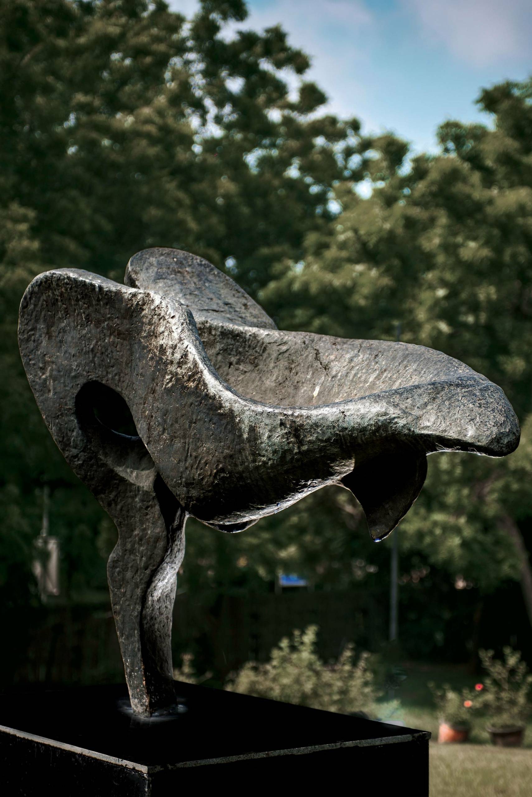 Flight Amar Nath Sehgal Bronze 1980's Akbar Bhawan, 173 Satya Marg, Chanakyapuri, New Delhi