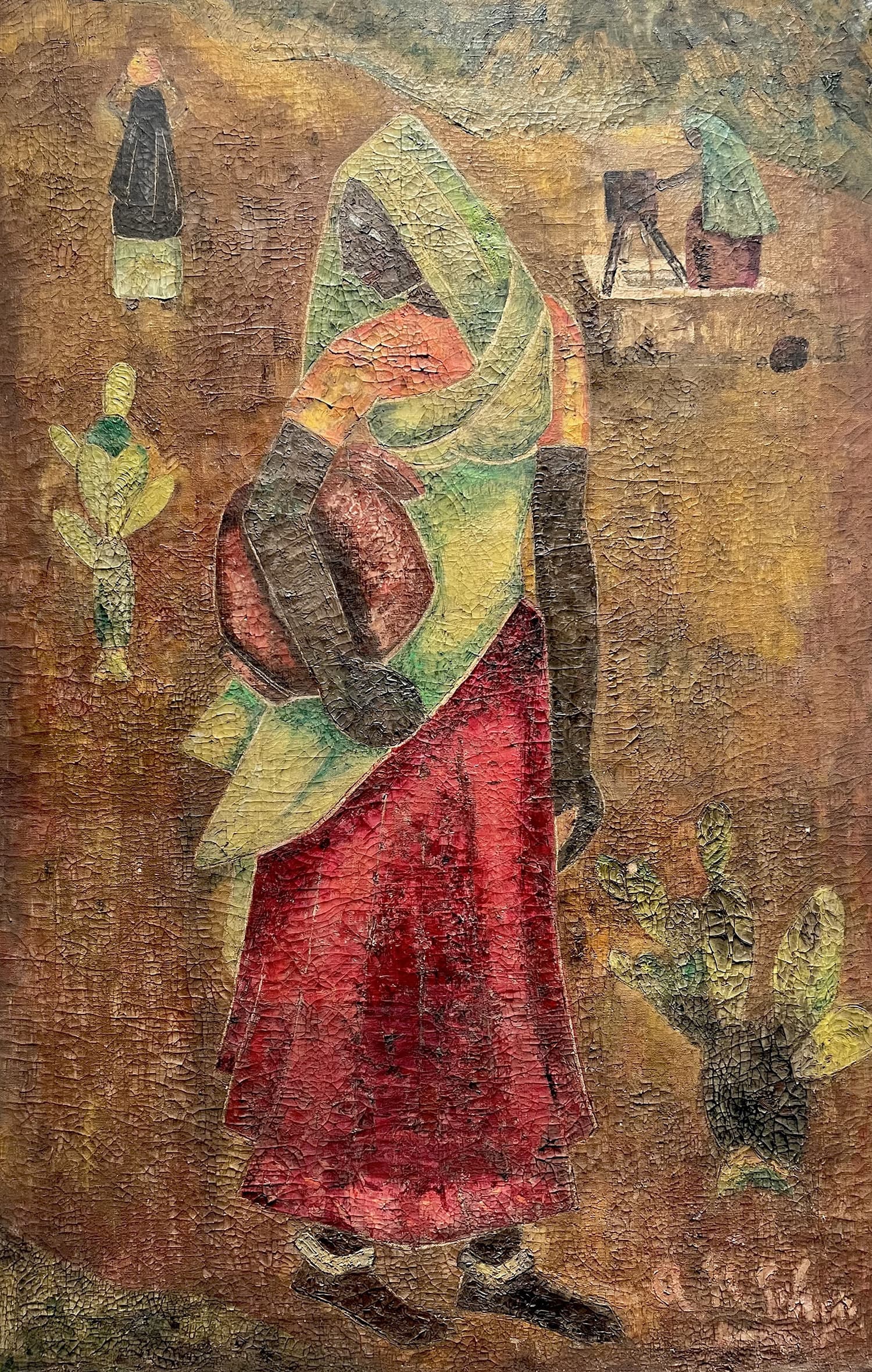 Untitled Oil on canvas 42.8 x 27.4 inches Circa 1960