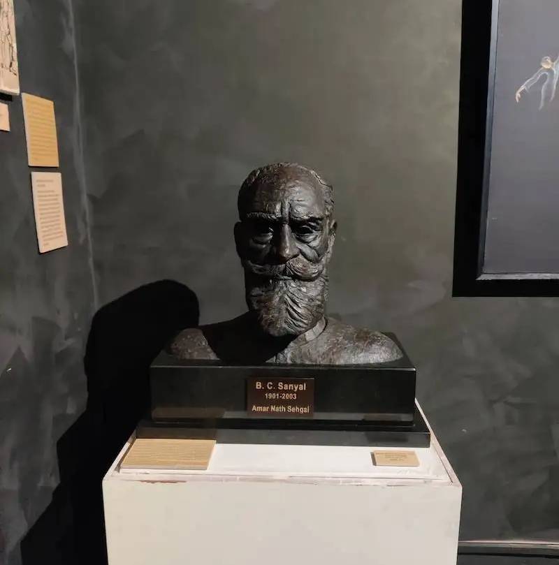 Bust of BC Sanyal