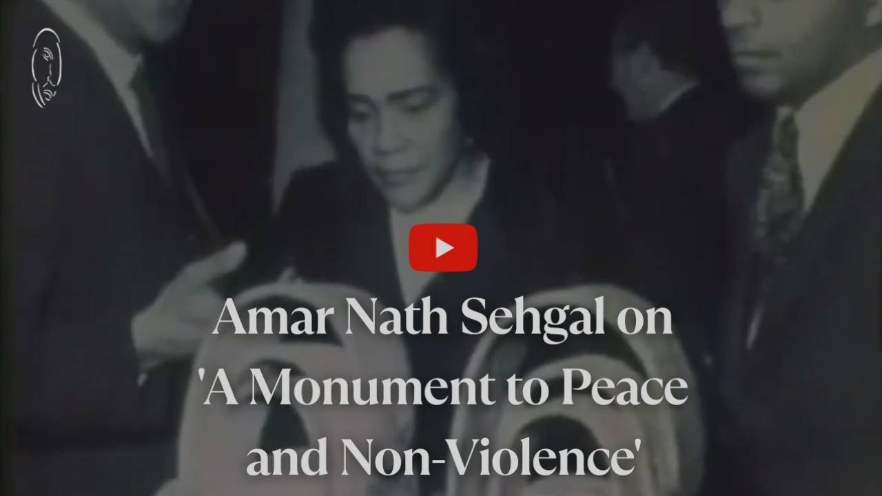 Amar Nath Sehgal on ‘A Monument to Peace and Non-Violence’