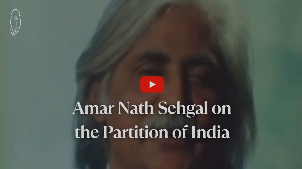 Amar Nath Sehgal on the Partition of India